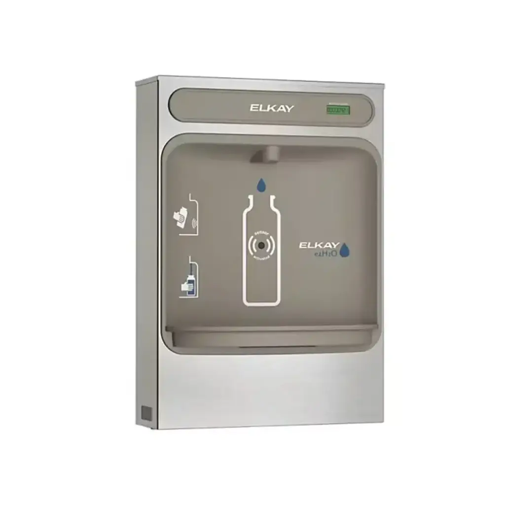 EZWSSM-estación de llenado de botellas ezh2o® montada en superficie, sin filtro, no refrigerada, de acero inoxidable.