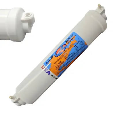 [K2567SS] Filtro Omnipure K2567-SS Inline Carbón + KDF | Mejora Sabor y Reduce Cloro