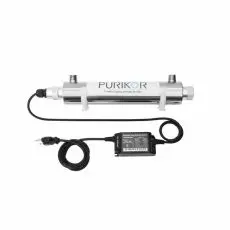 [PKUV-2-AAV-PK] Sistema de Desinfección UV Purikor PKUV-2-AAV-PK 2 GPM con Alarma Auditiva y Visual | Acero Inoxidable 304