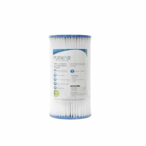 cartucho plegado 10x4.5" 5 micras
