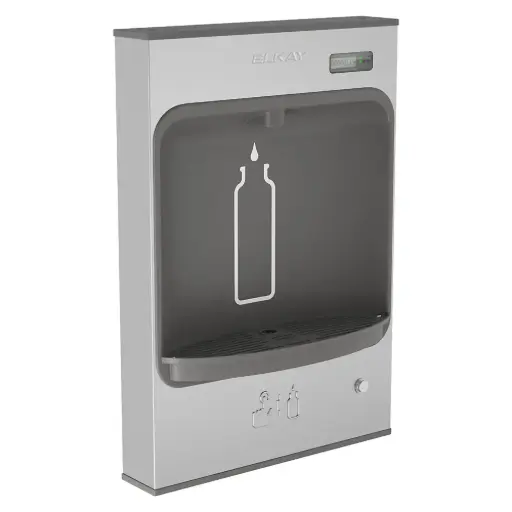 [LMASMB] LMASMB-estación llenadora de botellas ezh2o® mecánica de montaje superficial, con batería, filtrada, no refrigerada, acero inoxidable.