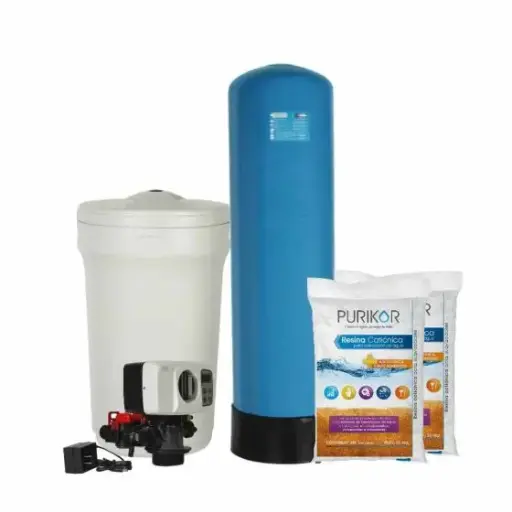 [SOFT26D-2] Kit Suavizador PURIKOR SOFT26D-2 – 2 ft³, Válvula PKVS26D por Demanda