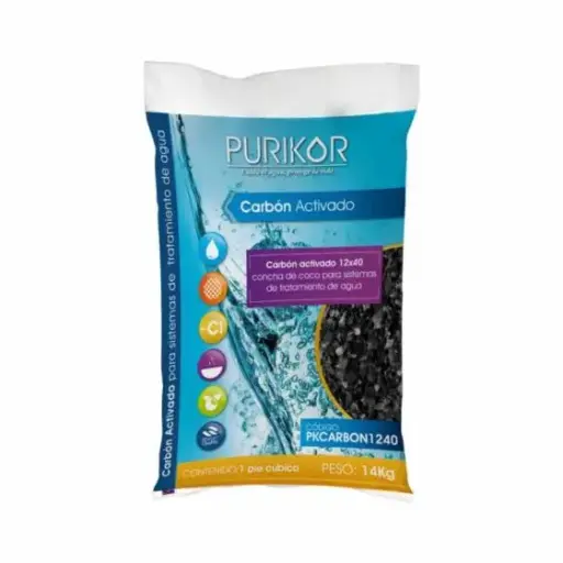 [PKCARBON1240] 1ft3 carbón activado 1240 14kg