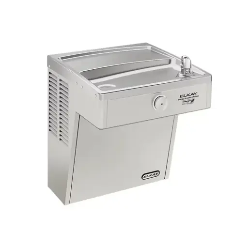 [LVRCGRN8] lvrcgrn8-enfriador de alta eficiencia montado en pared, resistente al vandalismo, ada, filtrado, refrigerado, de acero inoxidable.