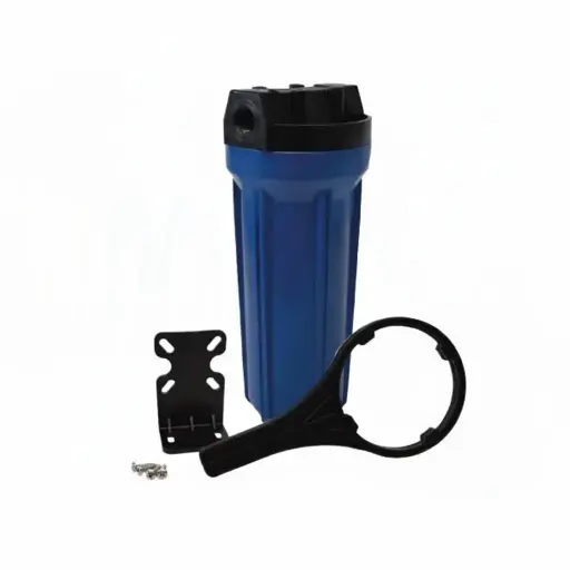 [607694] portafiltro azul #10 en 1/2" sin purgador