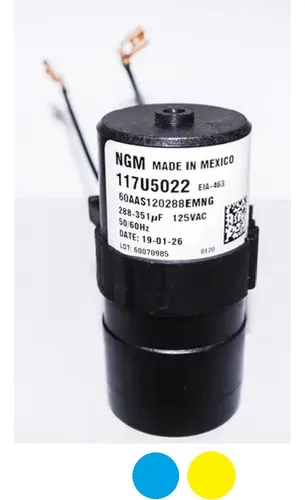 [117U5022] CAPACITOR 320MF PARA COMPRESOR SECOP