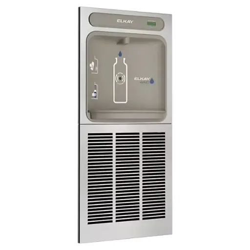 [EZWS8K] EZWS8K-estación llenadora de botellas ezh2o® empotrada en pared, no filtrada, refrigerada, acero inoxidable