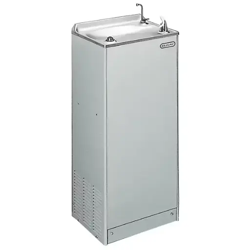 [EFHA8L1Z] EFHA8L1Z-enfriador de piso tipo legacy de agua fría y caliente, no filtrado, refrigerado, 8 gph, acabado en granito gris claro