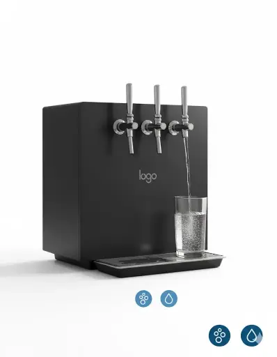 [CLCTPOU3TS] dispensador lago clctpou3ts – countertop 3 grifos (agua fría, ambiente y carbonatada)