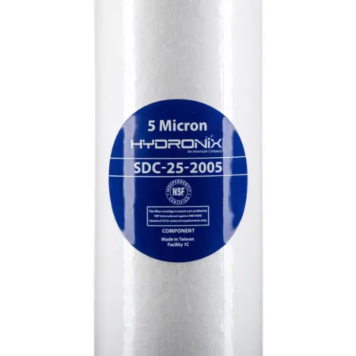 [SDC-25-2005] SDC-25-2005- Cartucho Eliminacion Sedimentos Hydronix, 2.5x20, 5 Micras