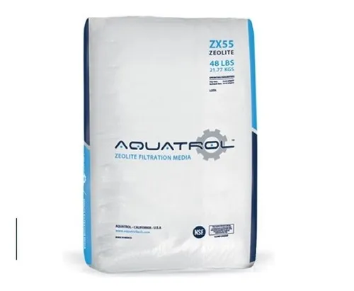 [MED-ZX55] AQUATROL, ZEOLITA ZX55, SACO 22 KGSD, NSF, FT3