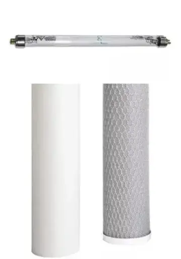 [kit-gral-pkf3uv] Kit de Mantenimiento PKF3UV | Filtros + Lámpara UV para Sistema de Purificación
