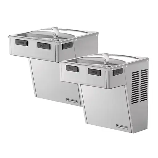 [HAC8BLSS-NF] Bebedero Halsey Taylor HAC8BLSS-NF – Doble nivel, refrigerado y resistente