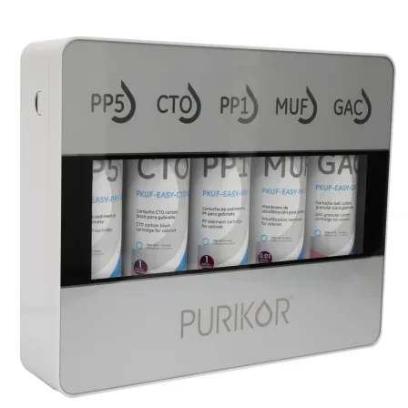 [PKUF-EASY-G5] Sistema de Ultrafiltración PURIKOR PKUF-EASY-G5 de 5 Etapas | Agua Potable Bajo Tarja