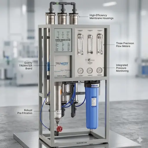 [CDAR-6000AI] Sistema Comercial de Ósmosis Inversa CDAR-6000AI – 3 Membranas | 6,000 GPD
