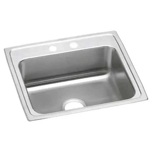 [LR22192] Tarja Elkay LR22192 Lustertone® 22" x 19-1/2" Acero Inoxidable Calibre 18