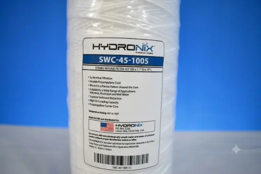 [swc-45-1005] Cartucho Hydronix SWC-45-1005 4.5" x 10" 5 Micras Tipo hilado Big Blue