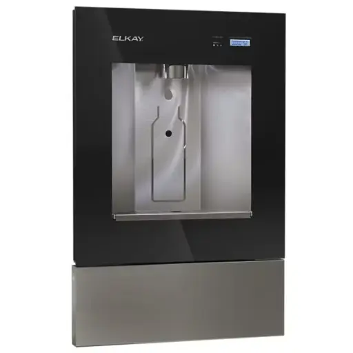 [LBWDC00BKC] lbwdc00bkc-dispensador de agua filtrada comercial liv® pro empotrado en muro, sin refrigeración, color negro midnight.
