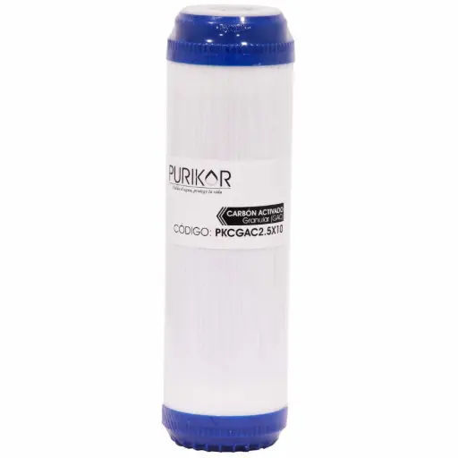 [PKCGAC2.5X10] cartucho carbon activado granular 10x2.5"